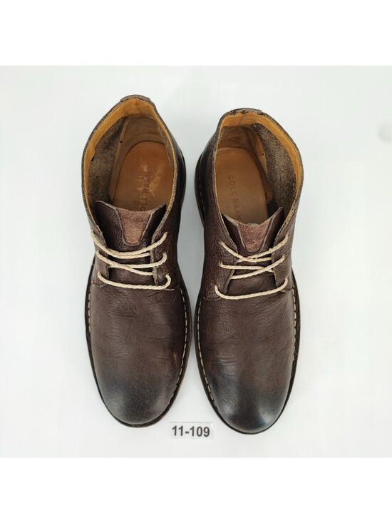 Cole Haan Glenn Men\'s Size 11 Boots Leather Brown Chukka Dress Casual C13188 main image 5